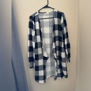 Checkered Cardigan